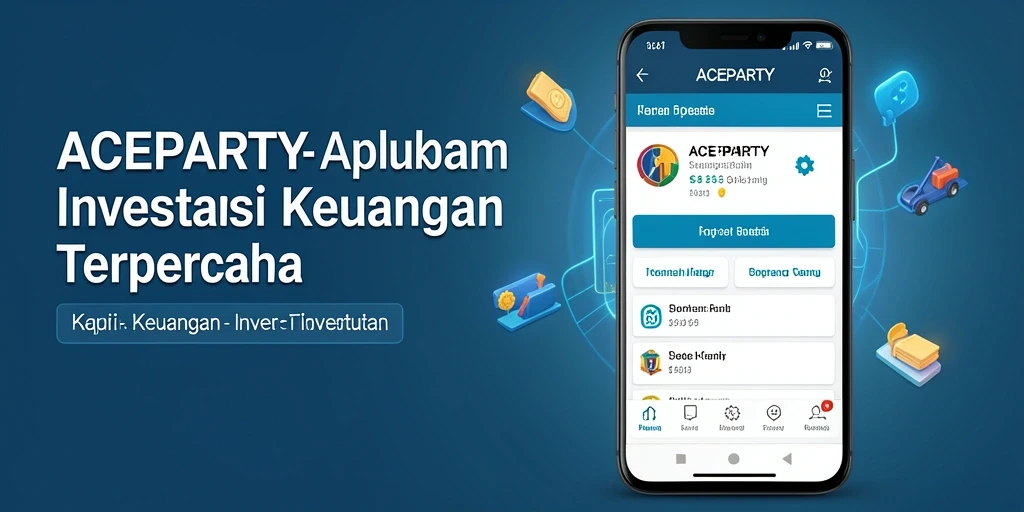 Tampilan antarmuka ACEPARTY yang intuitif untuk investasi.