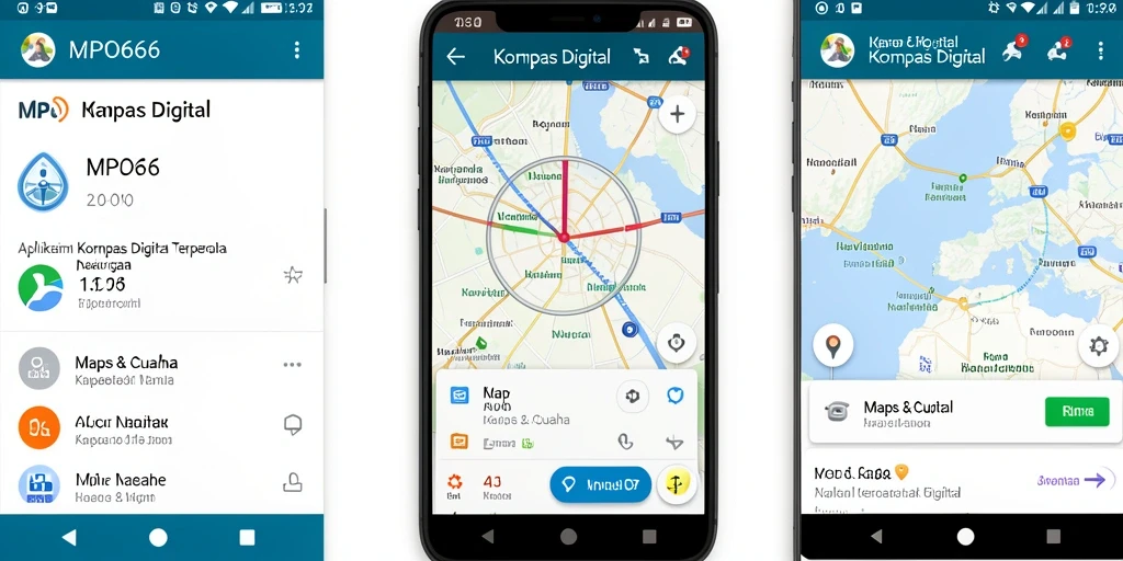 Tampilan antarmuka aplikasi Kompas Digital MPO666 yang user-friendly.