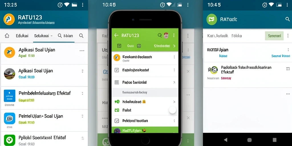 Tampilan antarmuka RATU123 yang sederhana dan intuitif.