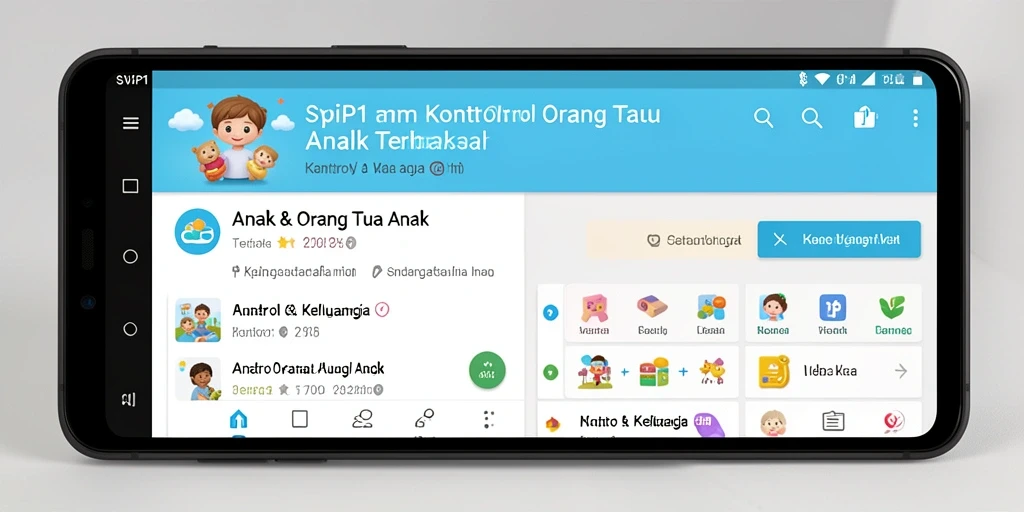 Antarmuka SVIP1 yang intuitif untuk kontrol orang tua.