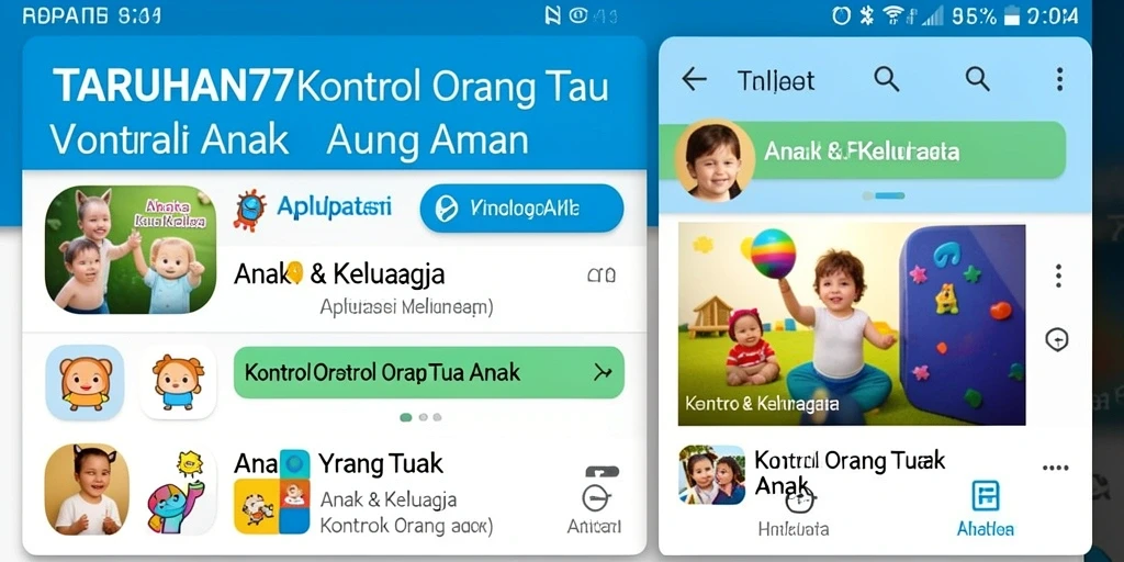Antarmuka TARUHAN77 yang ramah pengguna untuk kontrol orang tua.